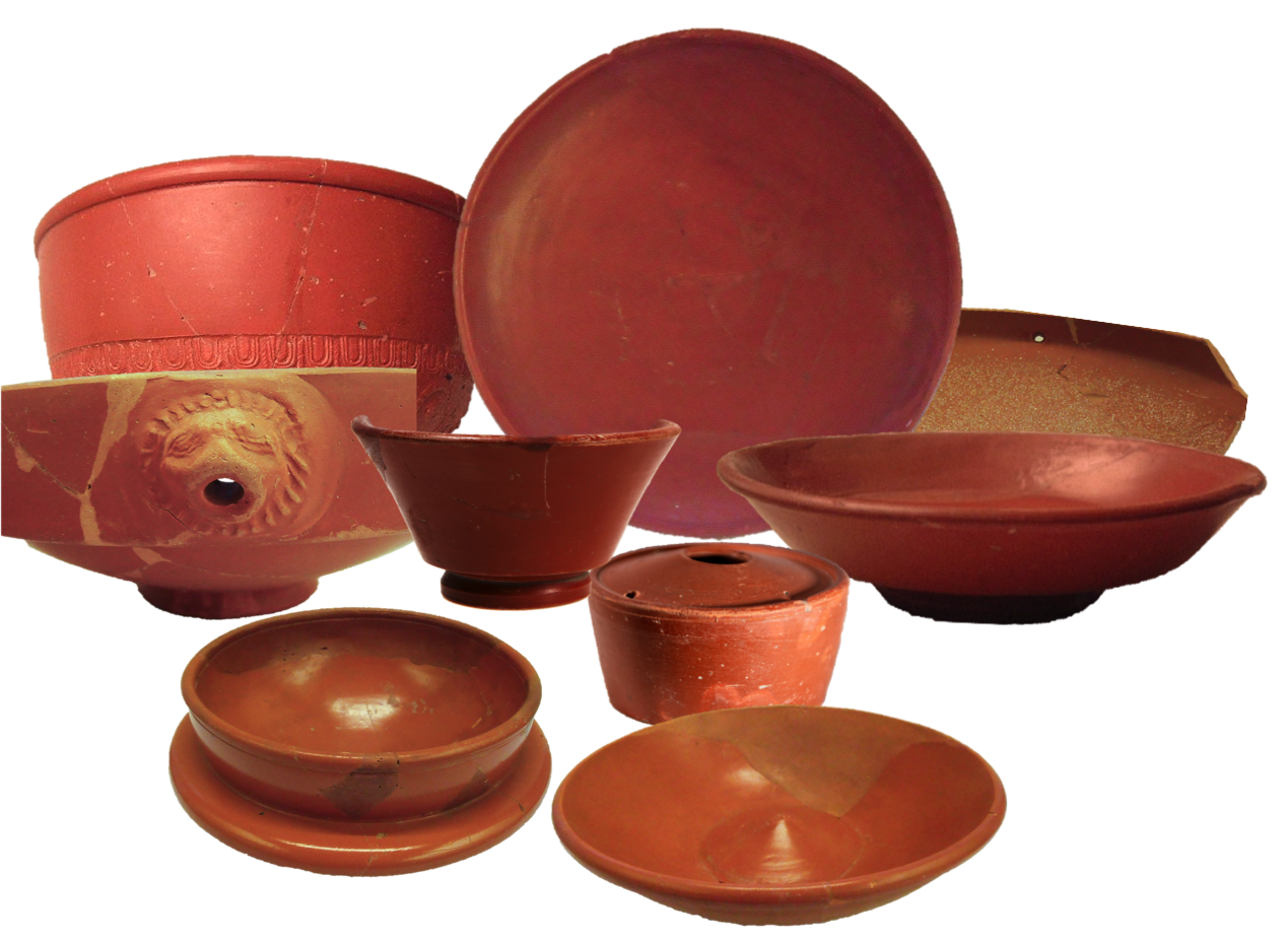 Terra sigillata objecten